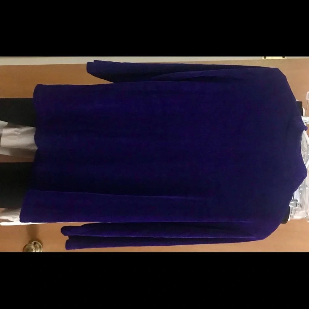 New Vikki Vi Purple Top or Jacket Button Down 1XP made in USA - Picture 4 of 12